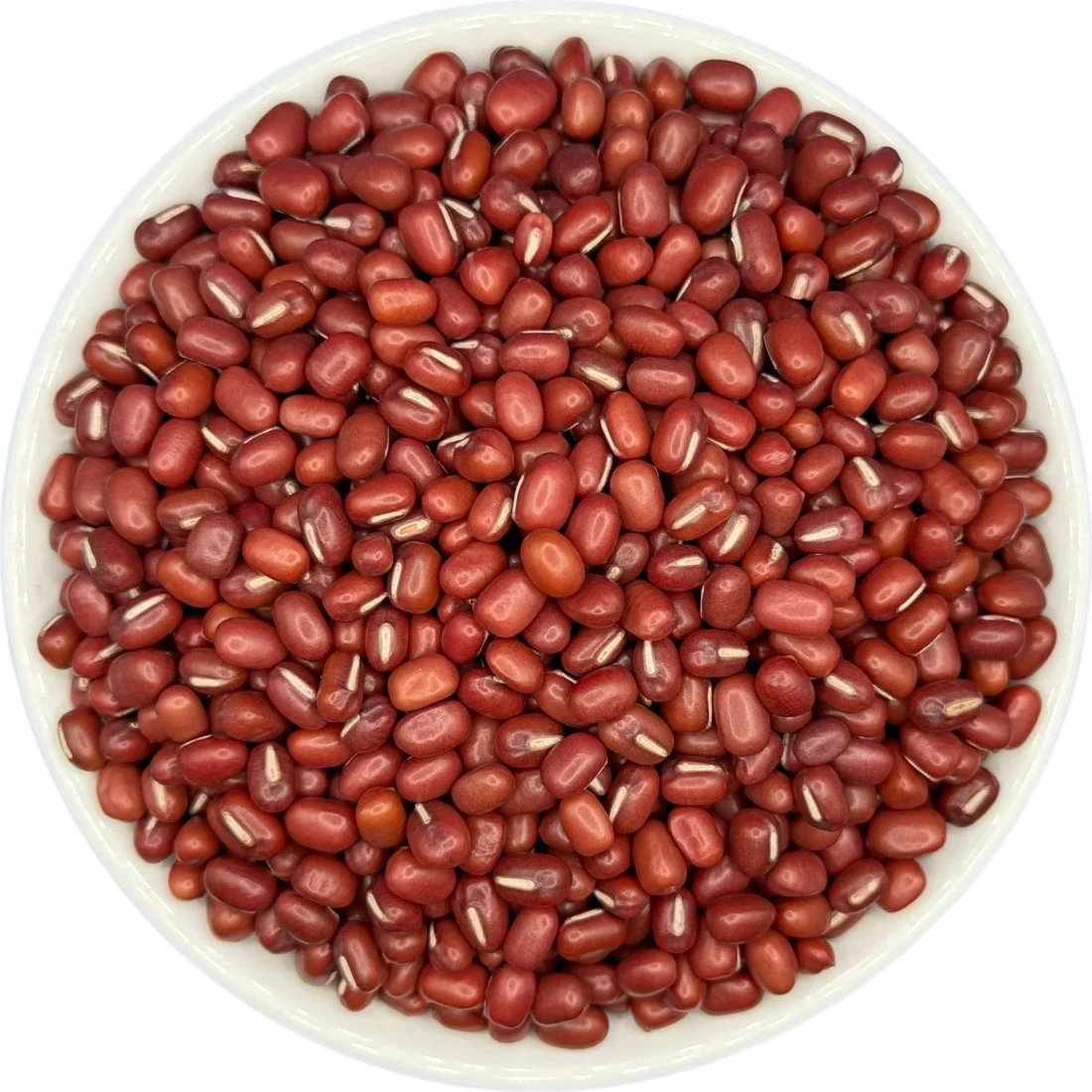 Adzuki beans from TFB Trading in a white bowl