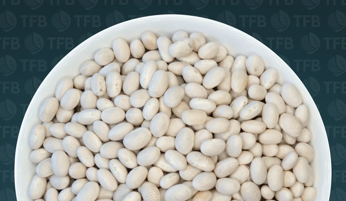 Navy (haricot) beans in a bowl