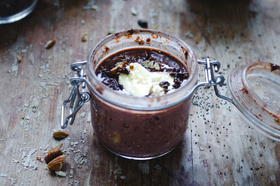 Brownie Linseed Pudding from Fanny the Foodie