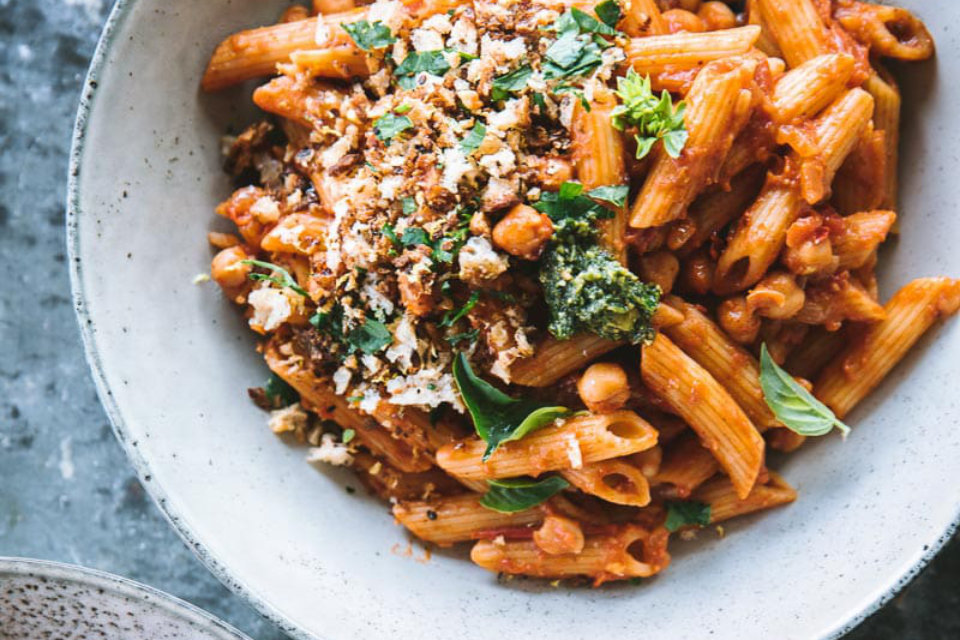 Chickpea Chilli Pasta from Cook Republic