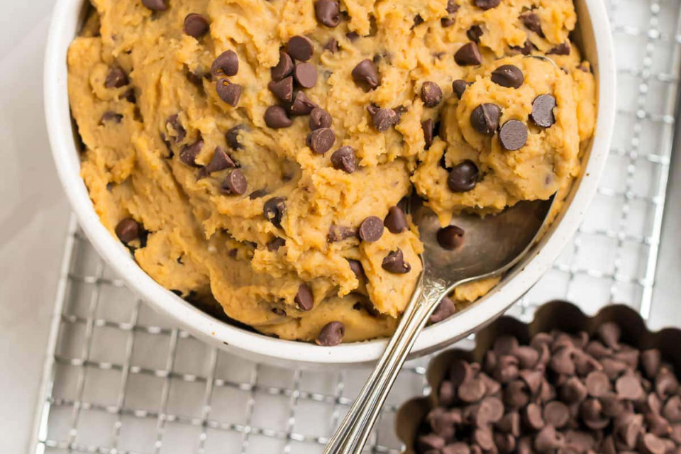 Chickpea Cookie Dough from Chocolate Covered Katie
