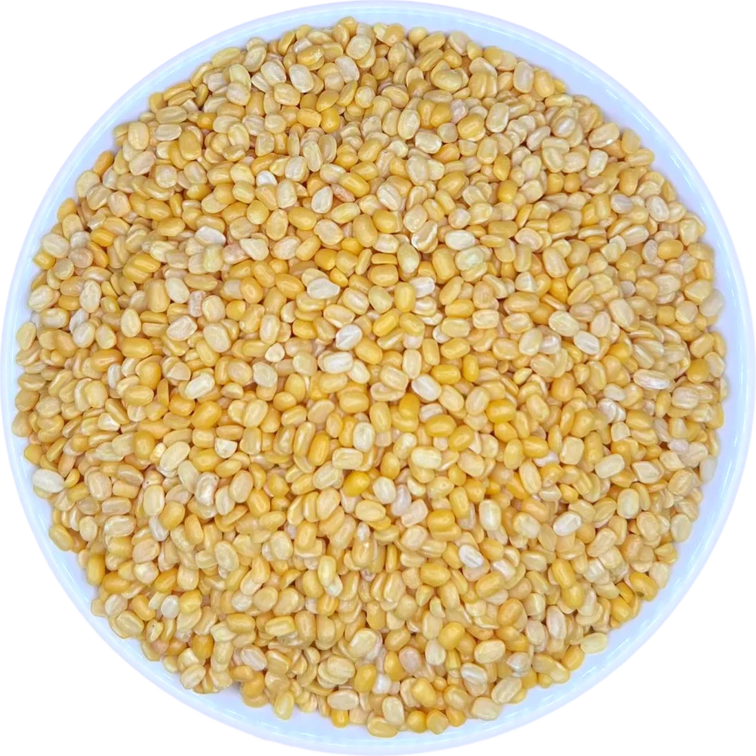 Mung dal from TFB Trading in a white bowl